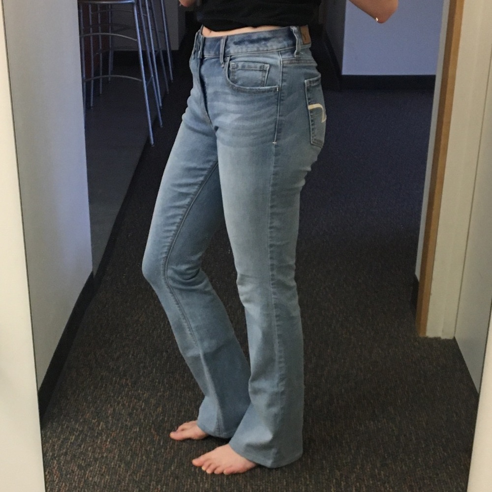 AE Super Stretch Artist Flare Jeans 8 X-Long